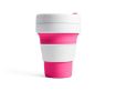 Stojo Collapsible Pocket Cup Pink Main Colour
