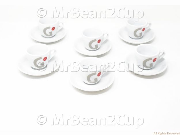 Picture of Gaggia Espresso Cup and Saucer Set of 6