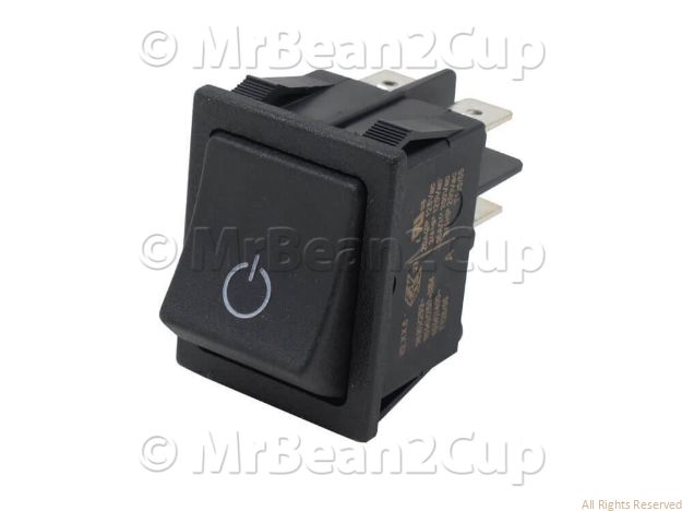 Picture of Gaggia Blk On-Off Button Classic V2 Lsb S/Scr.